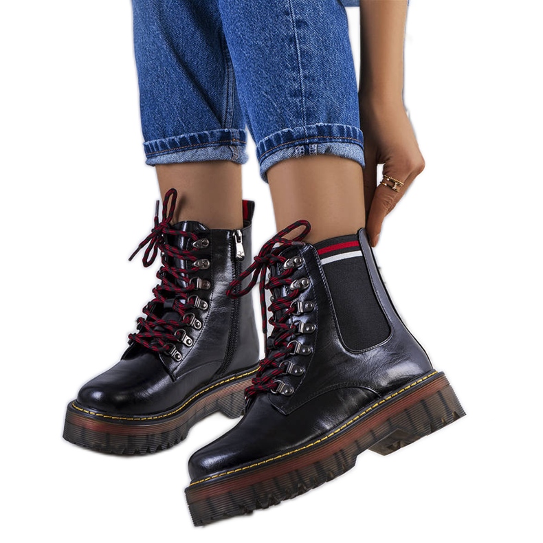 Botas Foria de mulher negra preto