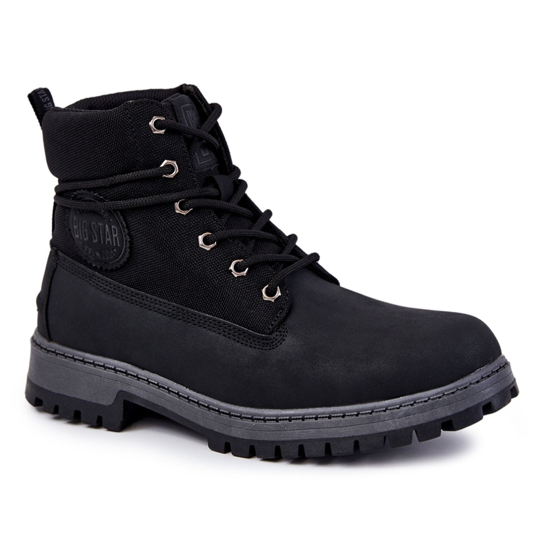 Botas Masculinas Memory Foam Big Star KK174206 Preto