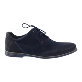 Sapatos casuais masculinos Riko 799 azul