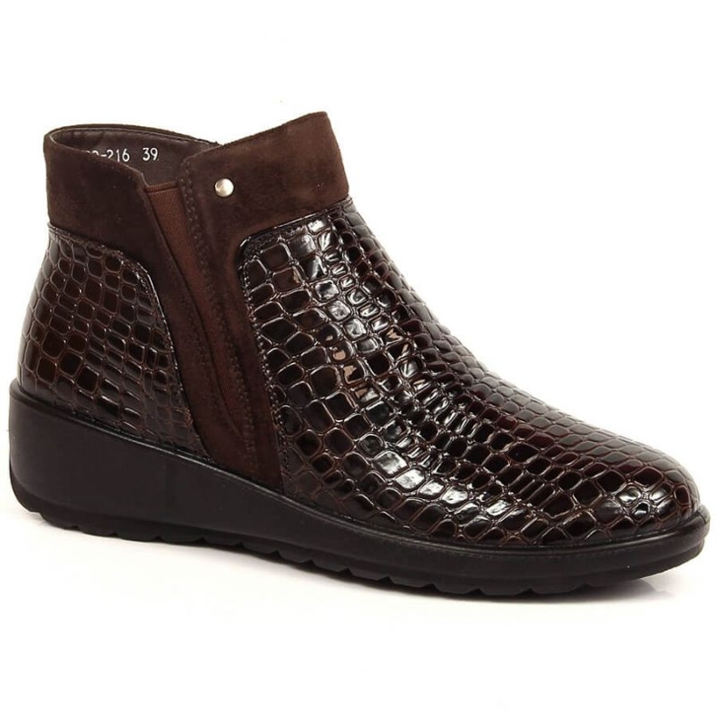 Botins com crochê isolado T.Sokolski W SCA176B castanho