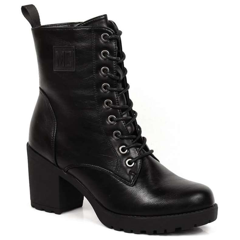 Botas com cadarço com zíper, isolamento Jezzi W JEZ140E preto