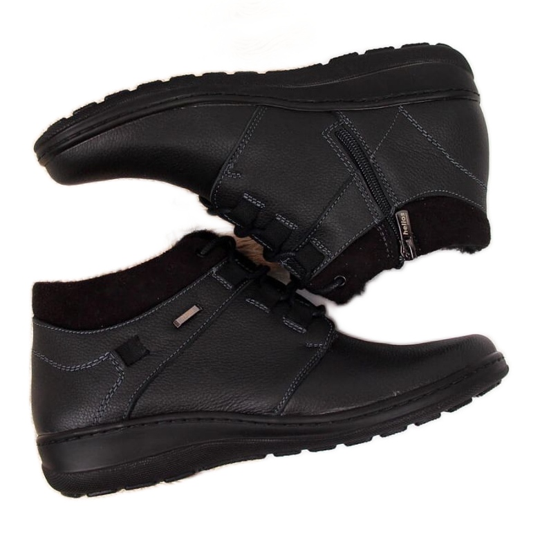 Botas de couro com isolamento Helios W H521A preto