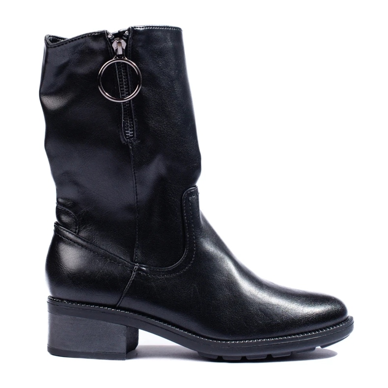 Botas altas pretas Shelovet para mulher preto