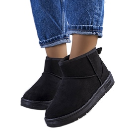 Big Star Botas de neve pretas de mulher KK274288-906 preto