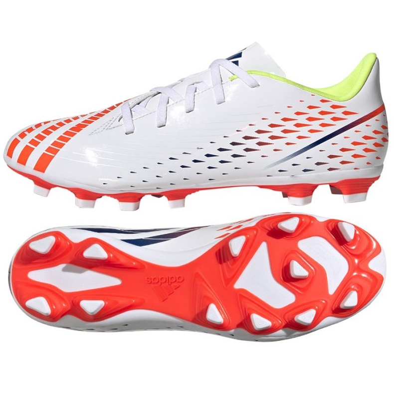 Chuteira Adidas Predator Edge.4 FxG M GW0989 branco branco