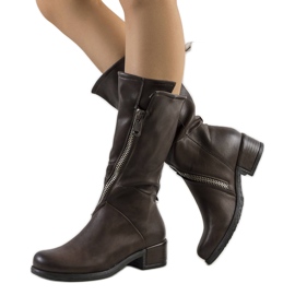 PA1 Botas Castel castanhas marrom