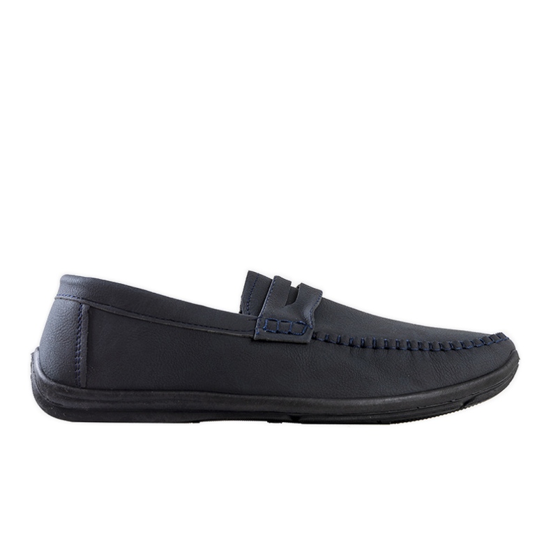 BM Mocassins masculinos Pearse azul marinho