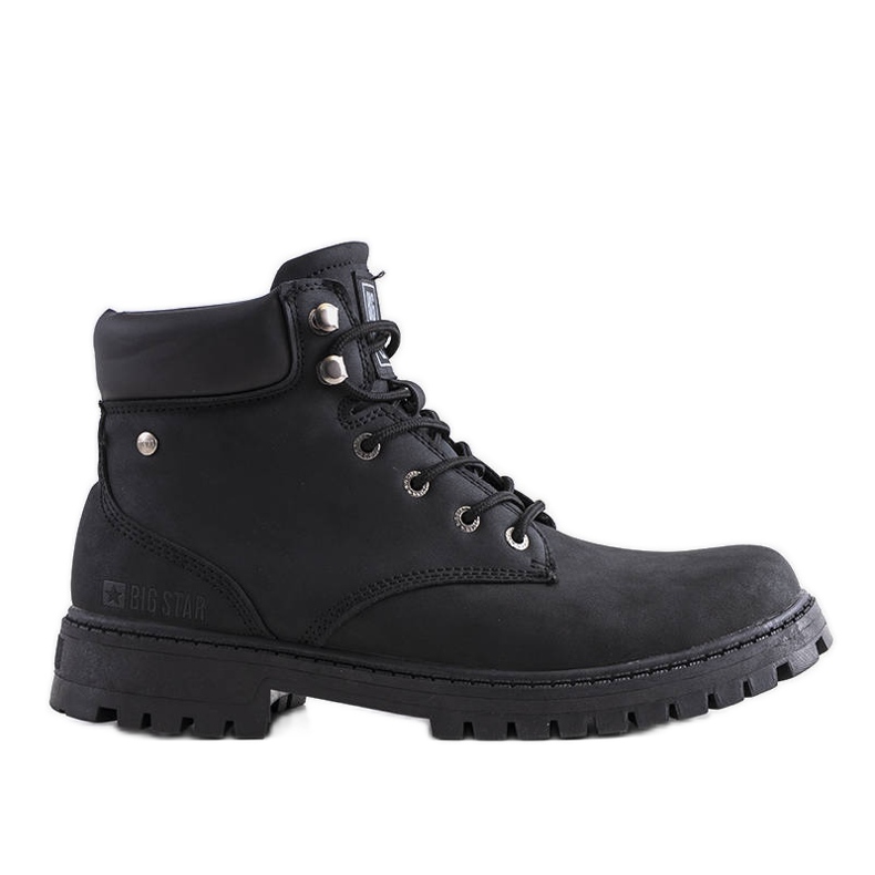 Botas de caminhada Big Star KK174209 para homem negro preto
