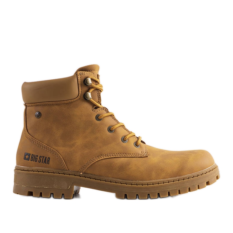 Botas de caminhada de homem castanho Big Star KK174207