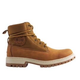 Botas de caminhada para homem camelo Big Star KK174203 marrom