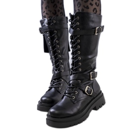 PA1 Botas pretas com sachê da Himes preto