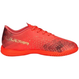 Chuteiras de futebol Puma Ultra Play It Jr 106927 03 vermelho laranjas e tintos Chuteiras de futebol Puma Ultra Play It Jr 106927 03 vermelho laranjas e tintos