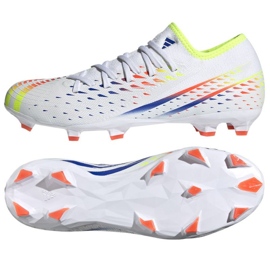 Chuteiras Adidas Predator Edge.3 L Fg M GW0995 branco branco Chuteiras Adidas Predator Edge.3 L Fg M GW0995 branco branco