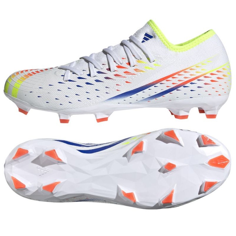 Chuteiras Adidas Predator Edge.3 L Fg M GW0995 branco branco