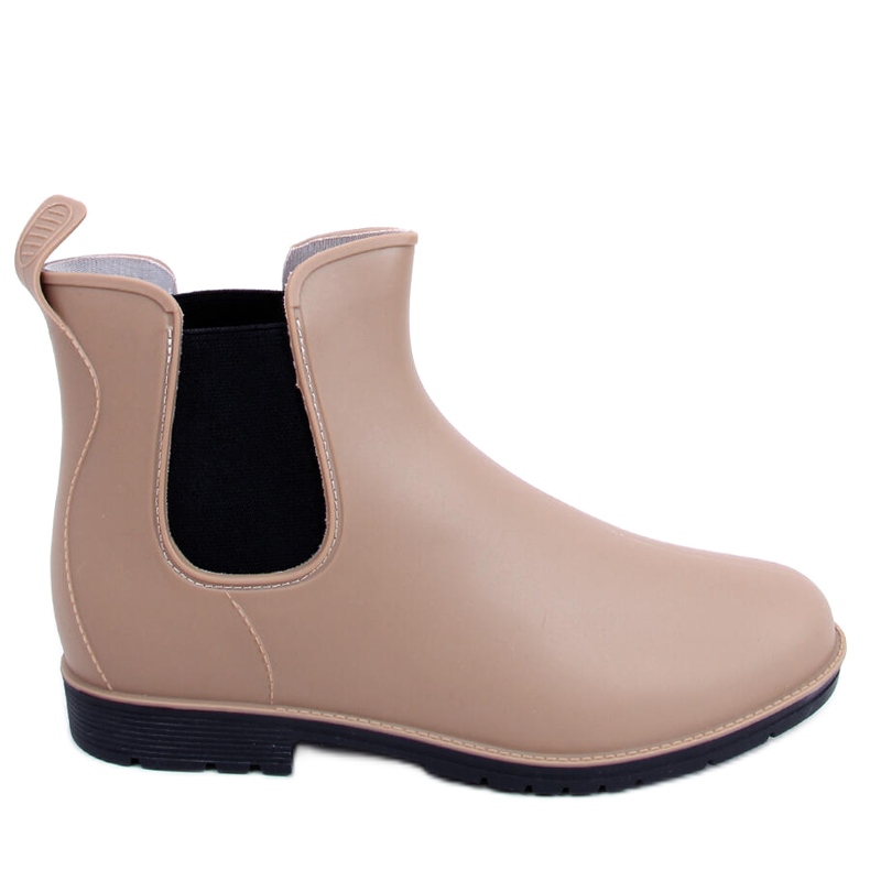 BM Galochas femininas Jodhpur Foxy Khaki bege cáqui