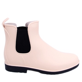 BM Galochas femininas Botas Jodhpur Foxy Beige bege