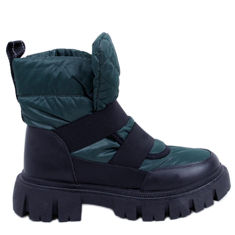 BM Botas de neve femininas Uffie Green verde