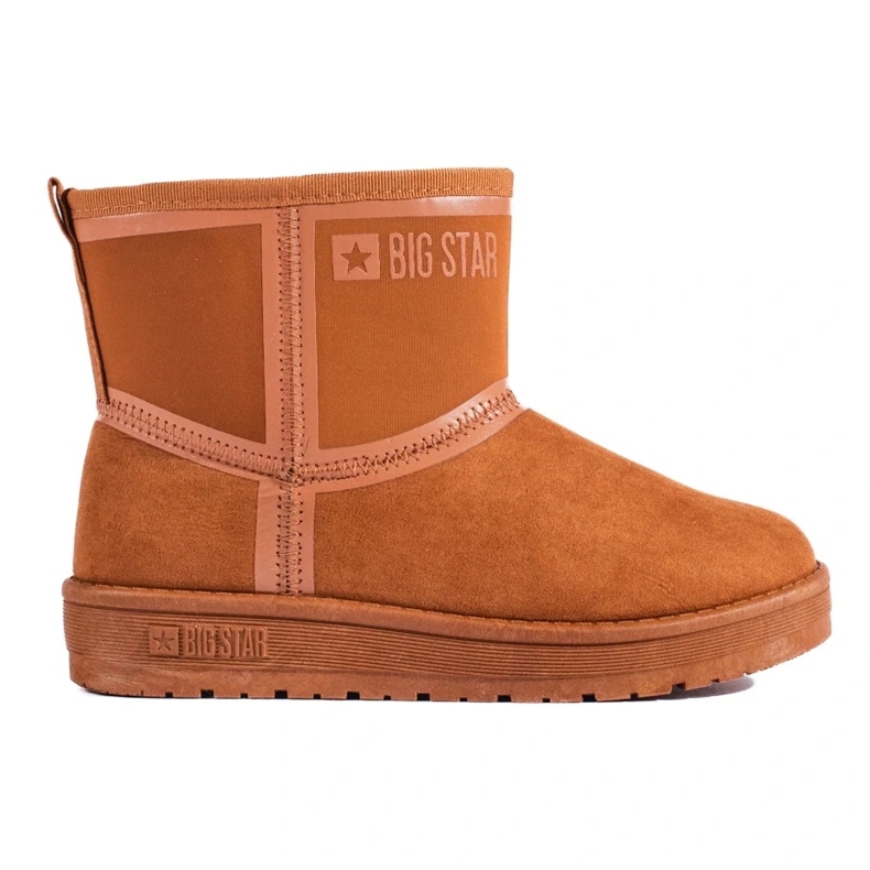 Botas de neve castanhas de mulher Big Star KK274612B castanho