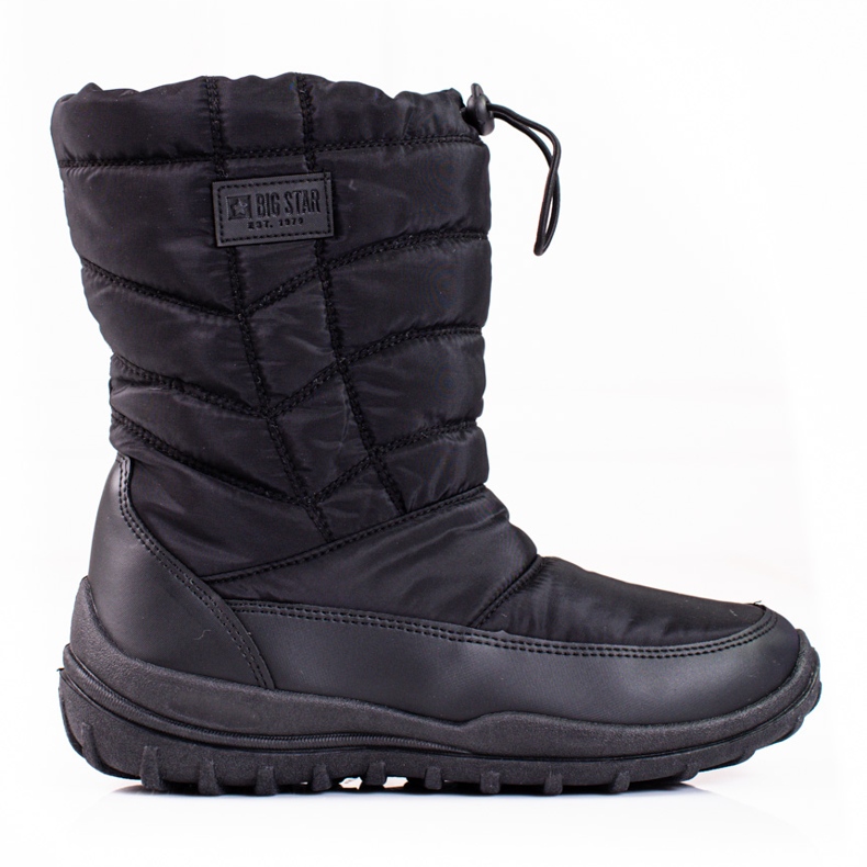Botas de neve pretas quentes da Big Star KK274599 preto