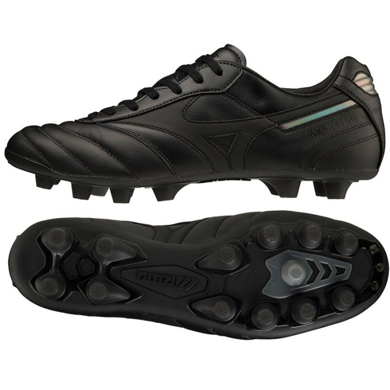 Chuteiras de futebol Mizuno Morelia II Elite Md M P1GA221260 preto preto