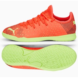 Chuteiras de futebol Puma Future Z 4.4 It Jr 107018 03 laranja laranjas e vermelhos