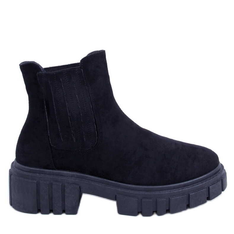 BM Botas Jodhpur de mulher Leigh Black preto