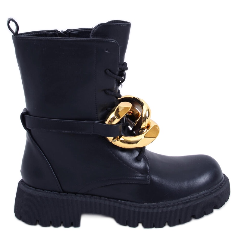 BM Botas com cadarço Barkley Black preto BM Botas com cadarço Barkley Black preto