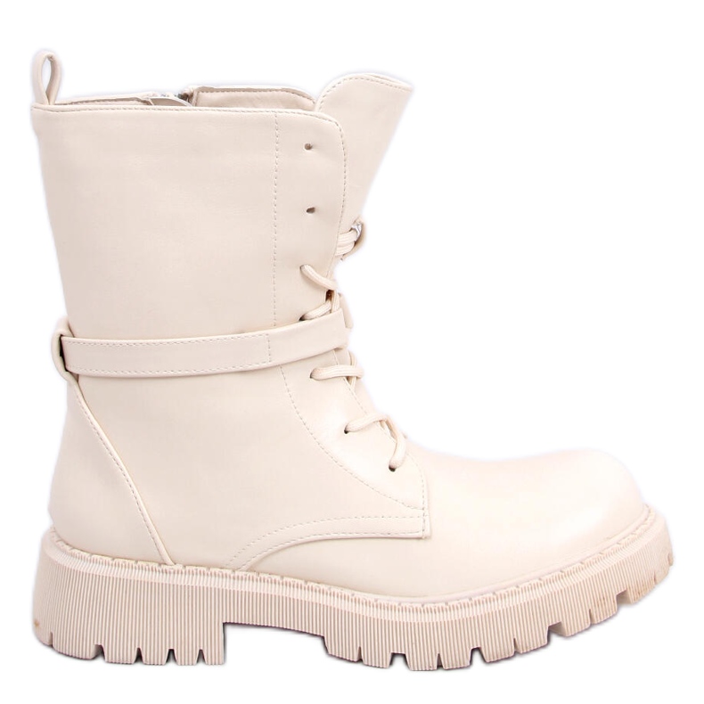 BM Botas com cadarço Barkley Bege