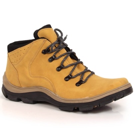 Trekking sapatos jovens com isolamento alto camelo Kornecki 6717 marrom