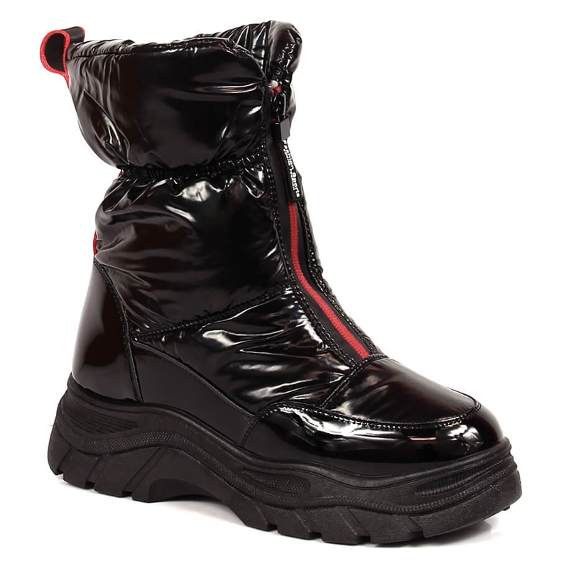 Botas de neve femininas na plataforma preta Filippo preto
