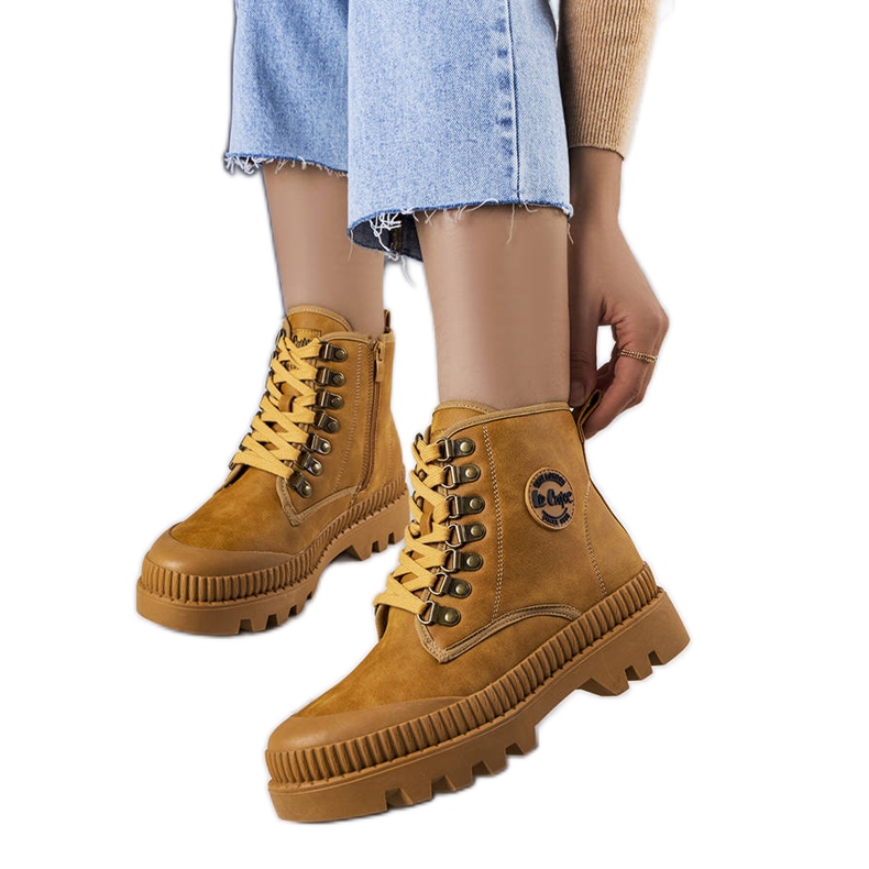 Botas com isolamento de camelo LCJ-22-44-1339L Lee Cooper bege Botas com isolamento de camelo LCJ-22-44-1339L Lee Cooper bege