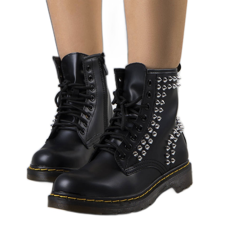 PA1 Botas Manzo de mulher negra preto