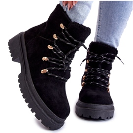 Botas femininas de camurça preta Bellita preto