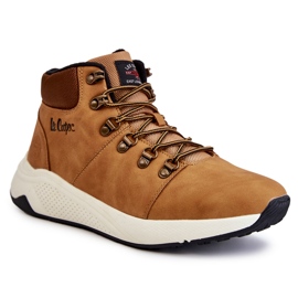 Tênis de trekking masculino quente Lee Cooper LCJ-22-31-1452 Camel marrom