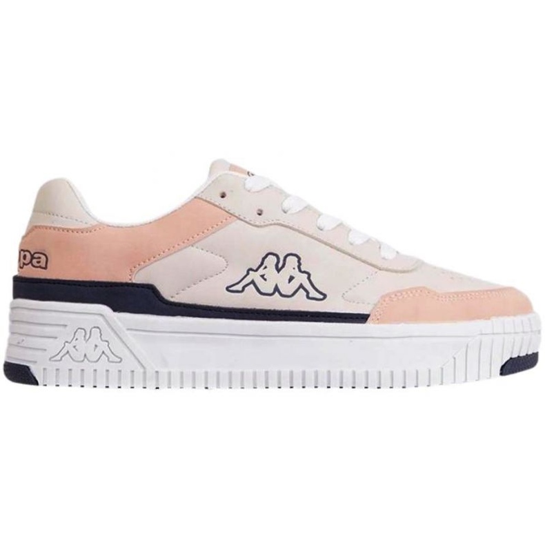 Kappa Ayce W 243236 1221 sapatos branco rosa