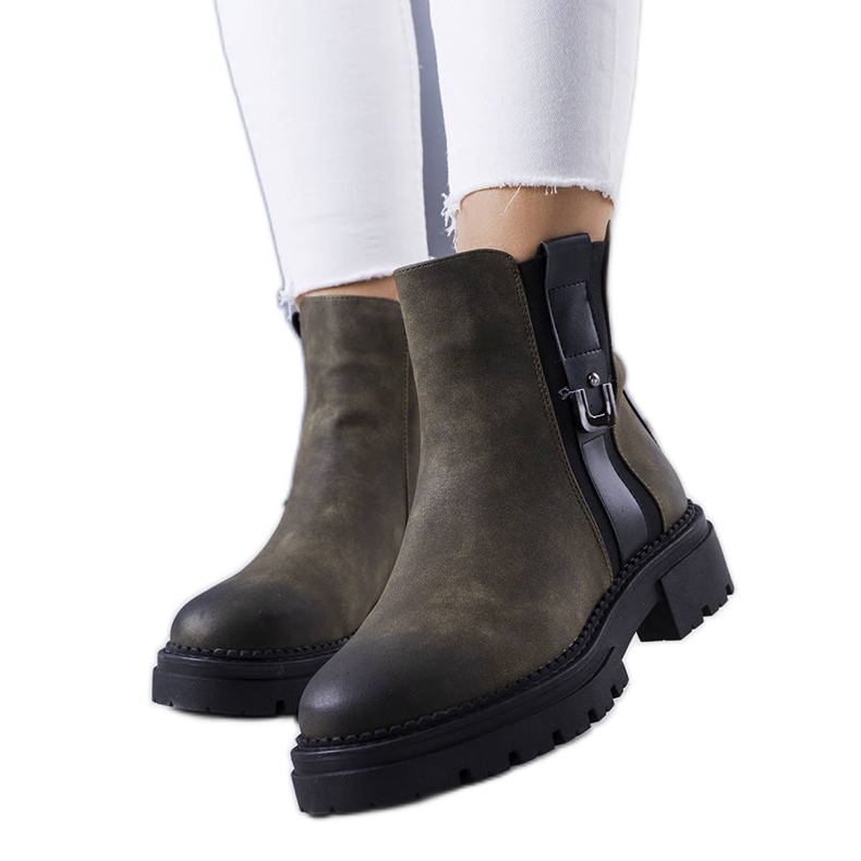 BM Botas isolantes verdes da Xiomara