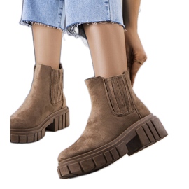 Botas isolantes castanhas Leiva marrom