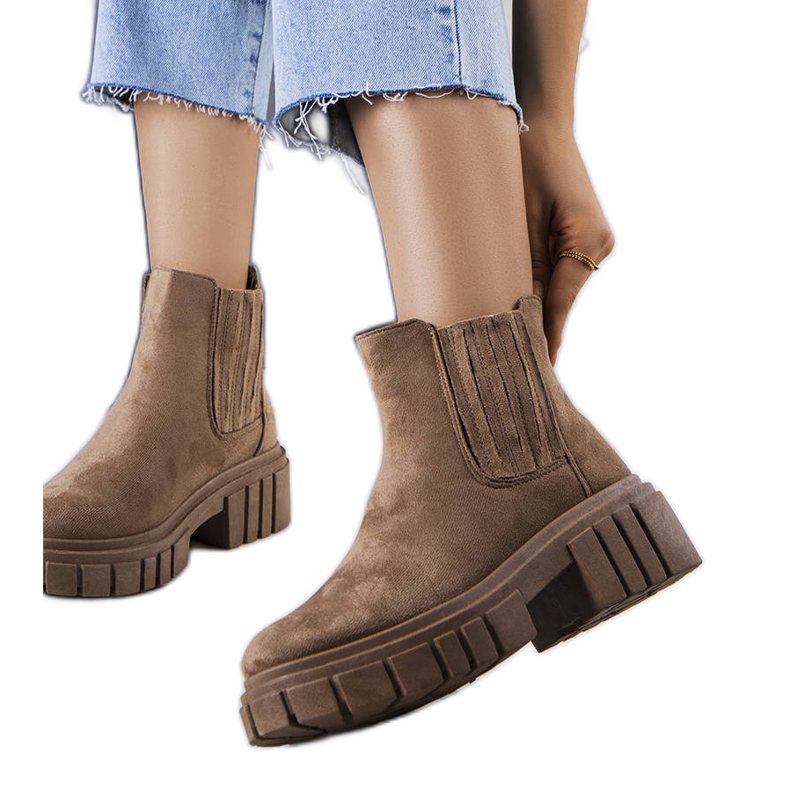 Botas isolantes castanhas Leiva castanho