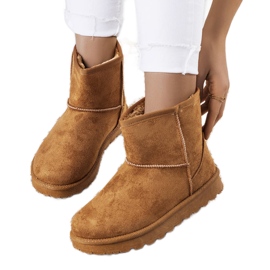 Botas de neve com isolamento marrom Vago castanho