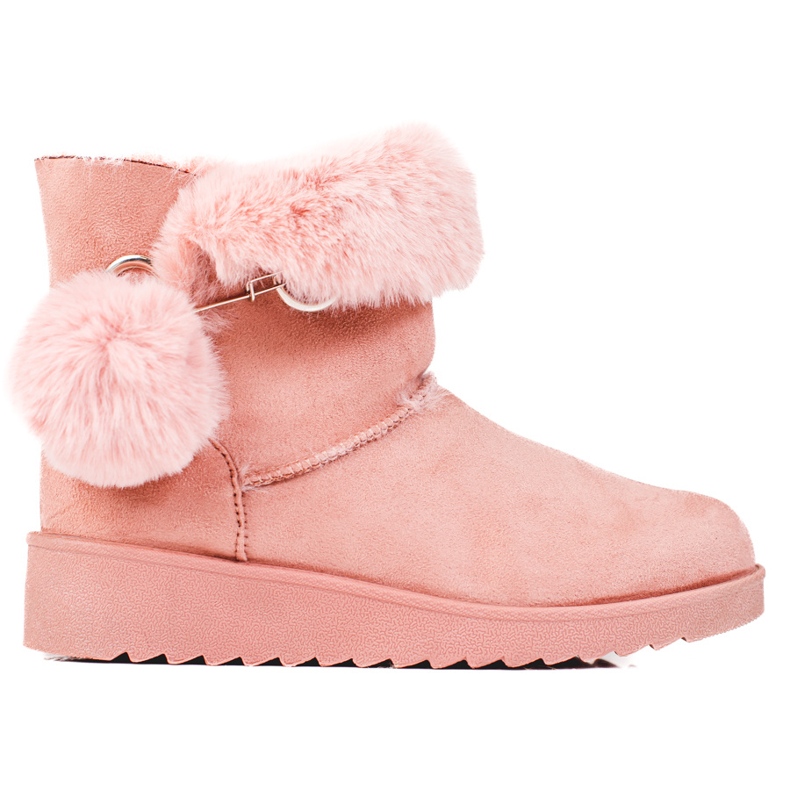 Mukluki feminino rosa shelovet