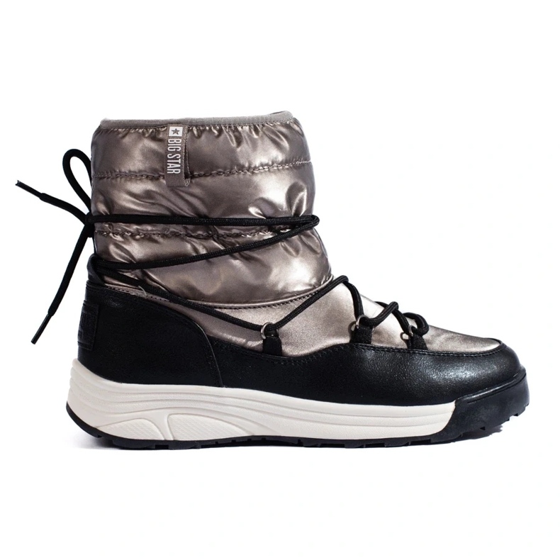 Botas de neve para mulher Big Star KK274275 dourado