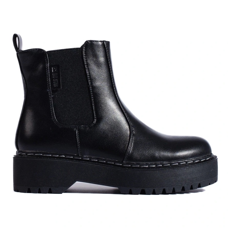 Botas Chelsea femininas pretas Big Star II274101 preto