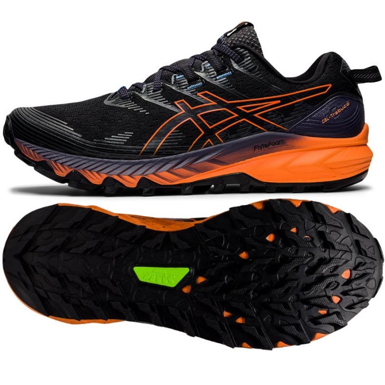 Asics Gel-Trabuco 10 M 1011B329 001 tênis de corrida preto