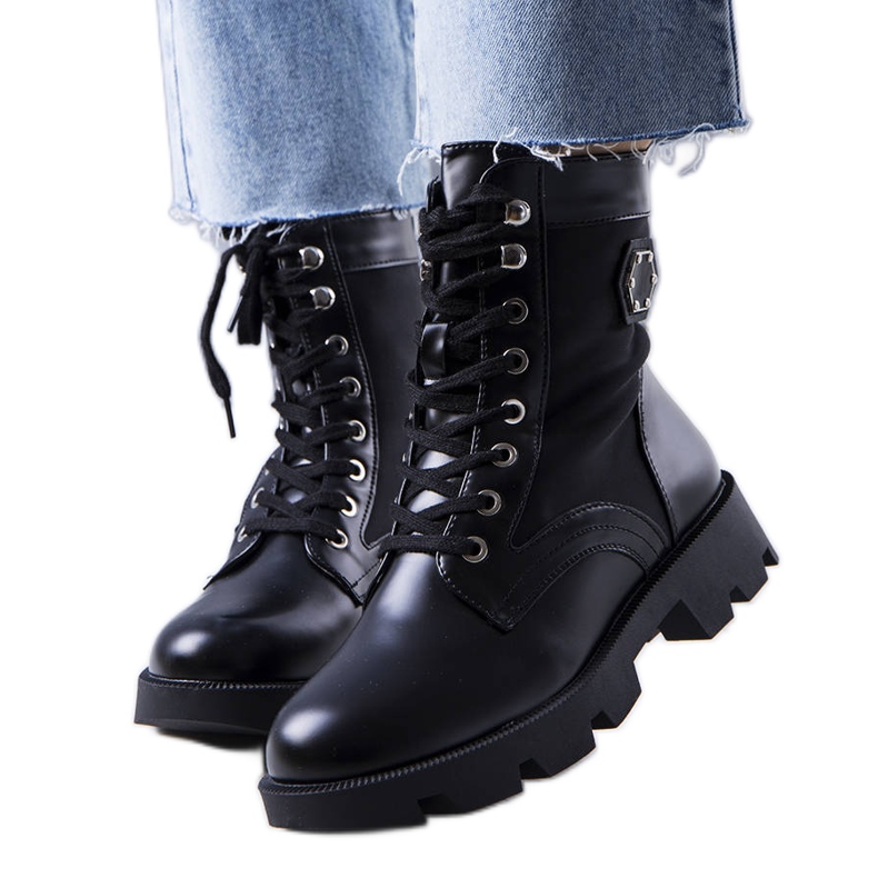BM Botas isolantes pretas Orozo preto