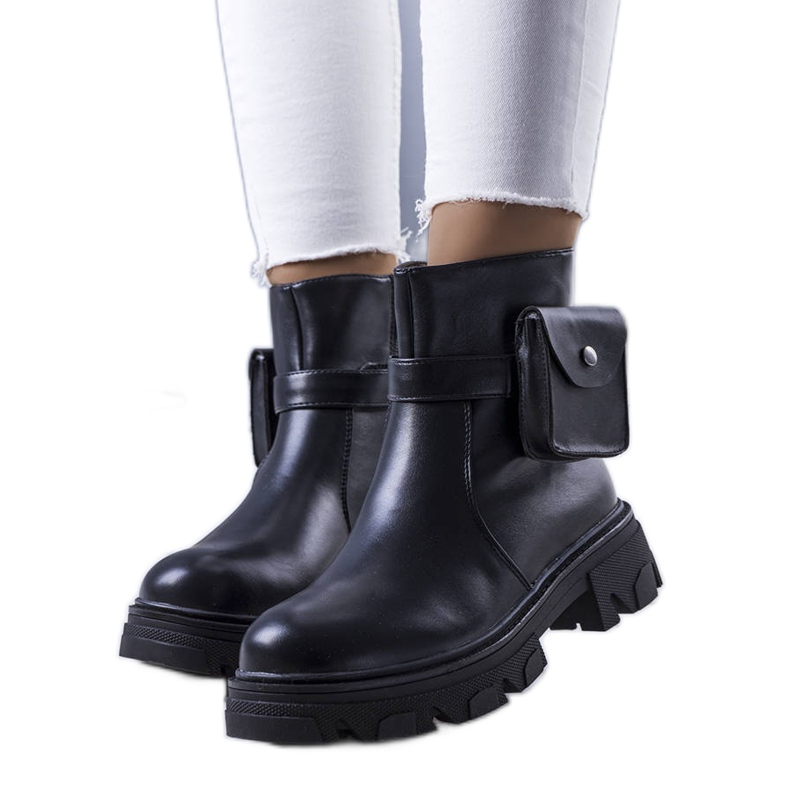 Botas pretas com sachê Lilliana preto