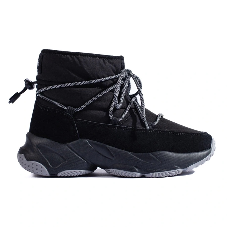 Botas de neve pretas de mulher Big Star KK274274 preto