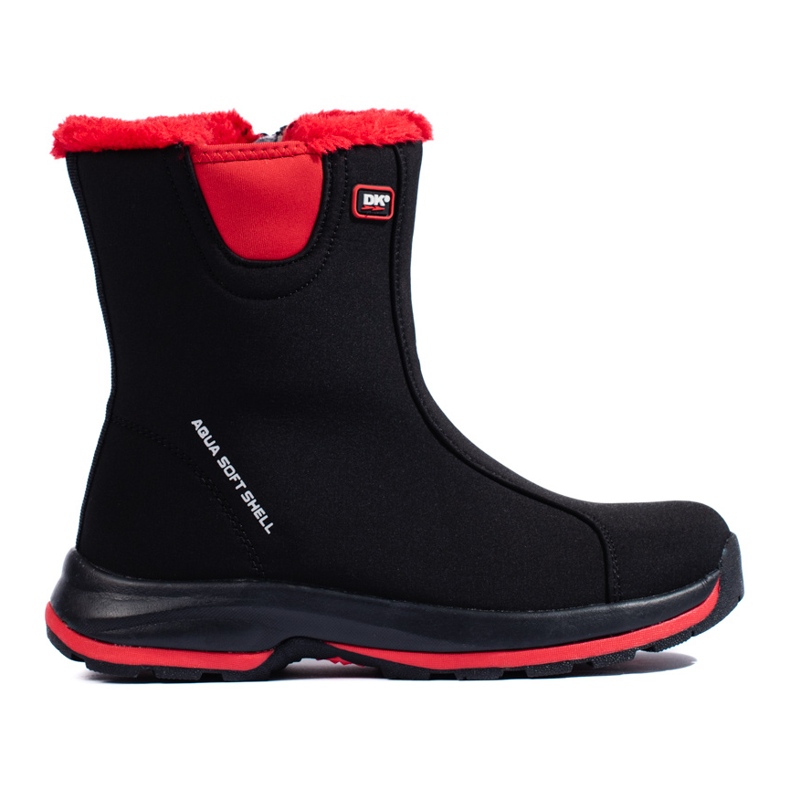 Botas altas de trekking de mulher DK, com isolamento em pele preto Botas altas de trekking de mulher DK, com isolamento em pele preto