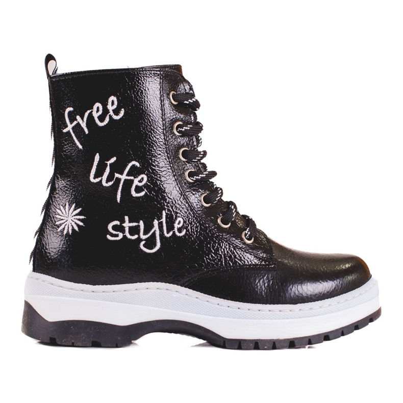 W. Potocki Botas pretas de menina Potocki preto W. Potocki Botas pretas de menina Potocki preto