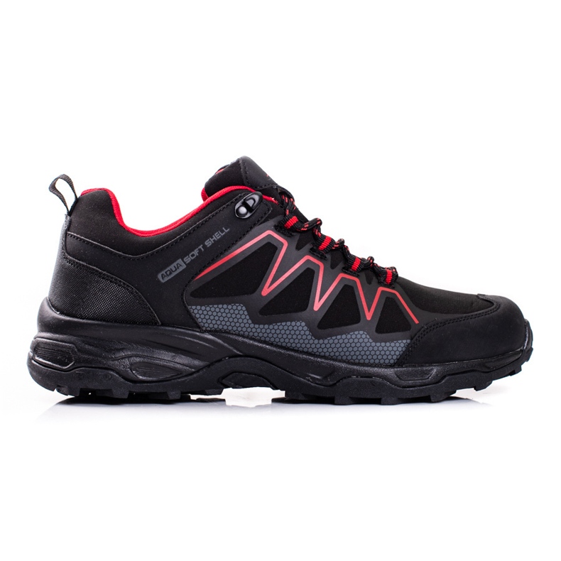 Tênis de trekking masculino DK preto e vermelho