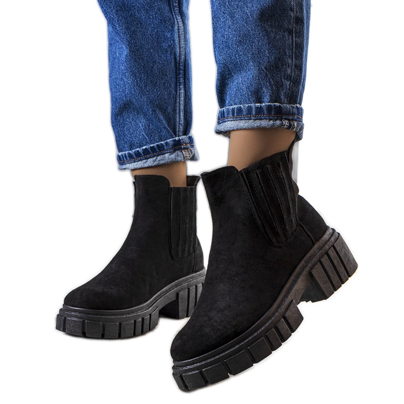 Botas isolantes pretas Leiva preto